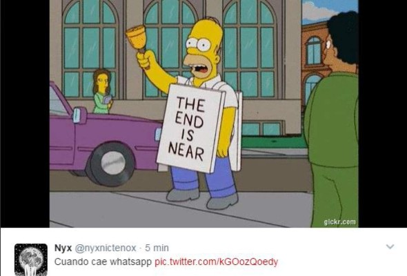 Los memes tras la caída mundial de WhatsApp