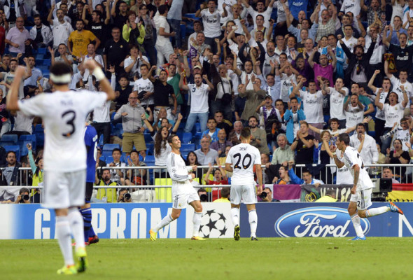 Di María y Ronaldo lideran al Real Madrid contra el Copenhague