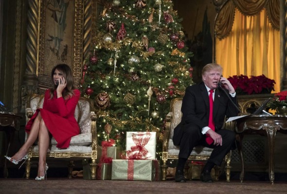 Trump transmite alto y claro su mensaje de 'Feliz Navidad”