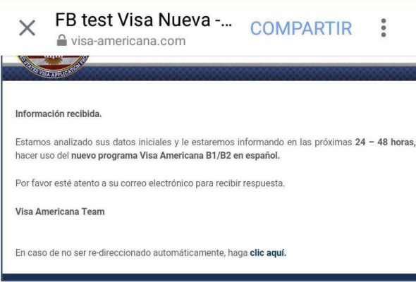 Honduras: Sitios fraudulentos ofrecen tramitar visa americana con un 'nuevo programa'