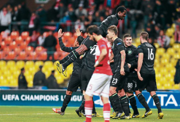 Celtic y Emilio Izaguirre asaltan Moscú