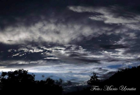 Atardecer invernal sobre Tegucigalpa