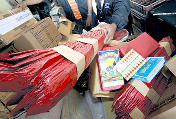 Pólvora valorada en L. 200 mil en primer decomiso