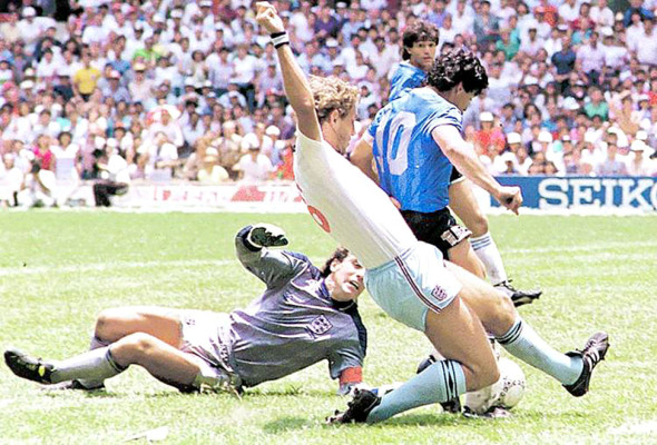 El video inédito del golazo de Maradona a Inglaterra