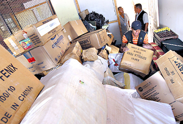 Pólvora valorada en L. 200 mil en primer decomiso