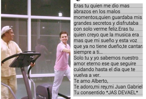Supuesto 'novio' de Juan Gabriel rompe el silencio sobre su relación con el cantante