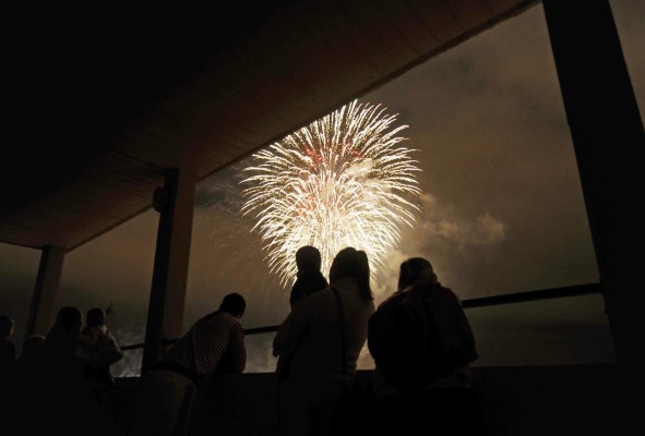 La fiesta de los toros en Pamplona