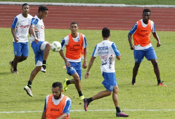 Selección de Honduras trabaja fuerte previo a la Copa Uncaf
