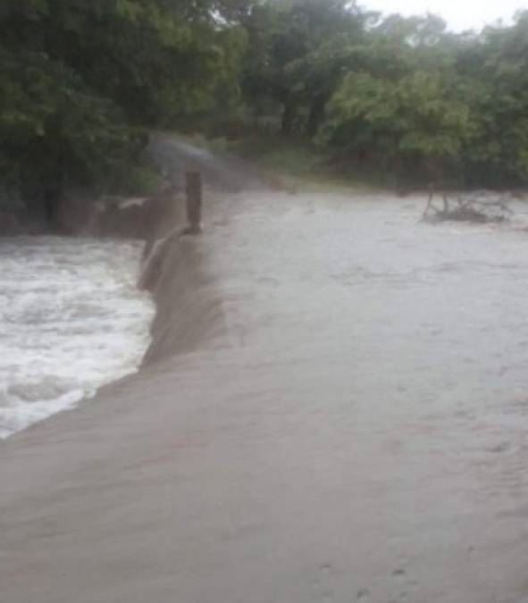 ﻿Fotos: Daños provocados por las fuertes lluvias en el territorio hondureño