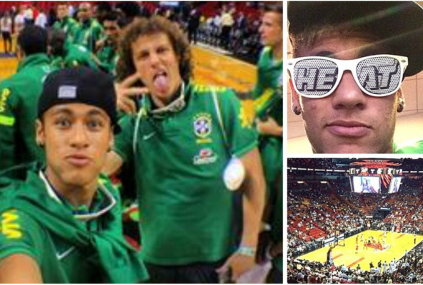 Neymar se relaja con la NBA mientras espera por Honduras