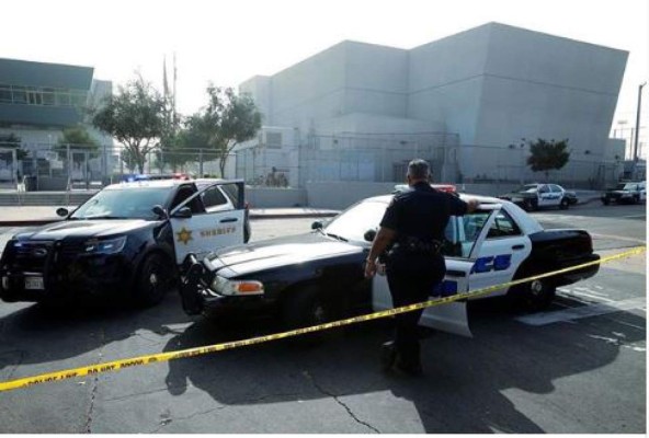 Las primeras imágenes del tiroteo en secundaria de Los Ángeles