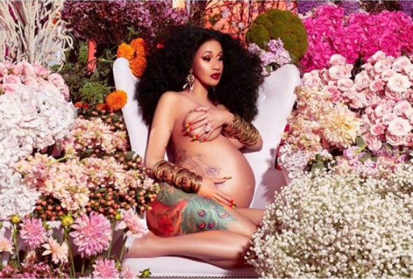 Con una foto al estilo de Beyoncé, Cardi B anuncia el nacimiento de su hija Kulture Kiari Cephus