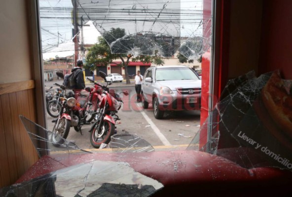 Las imágenes que no vio de los saqueos y destrucción durante protestas