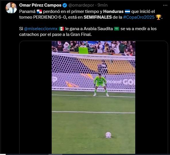 Así reaccionan los medios y periodistas tras que Honduras eliminara a Panamá de Copa Oro