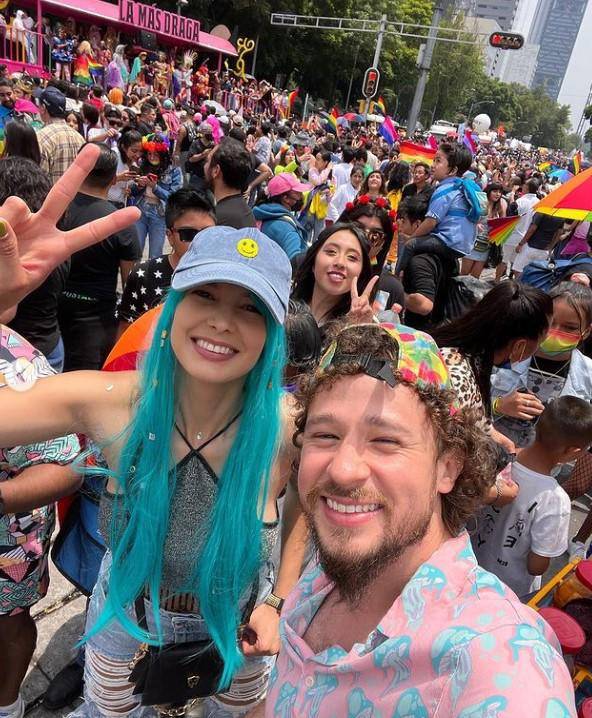 ¿Qué famosos asistieron a la marcha del Pride 2022 en México?