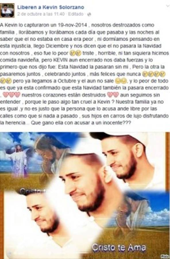 Familiares de Kevin: 'Esta Navidad también la pasará encerrado'