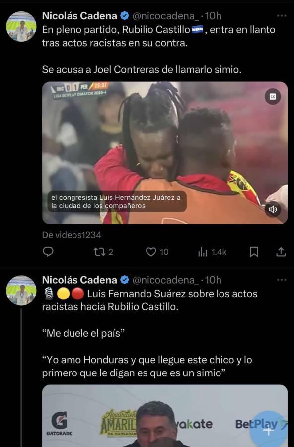 Lo que dicen en Colombia sobre acto de racismo sobre Rubilio Castillo