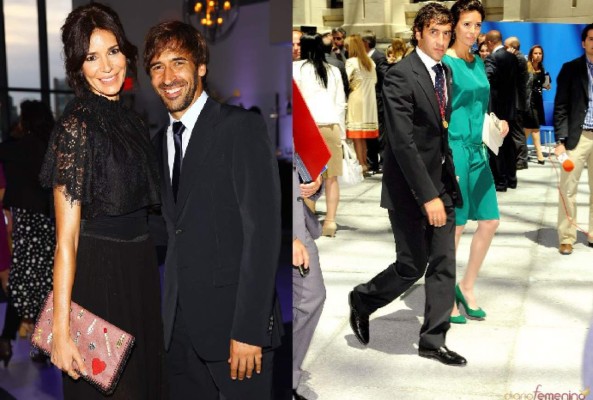 Las bellas esposas de los exgalácticos del equipo español Real Madrid