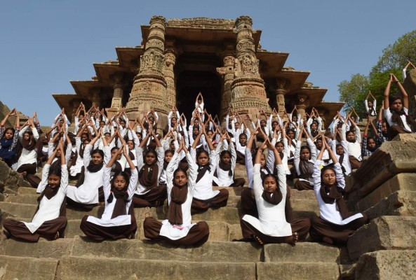 Día Mundial del Yoga: Las mejores fotografías de esta disciplina india convertida en patrimonio mundial