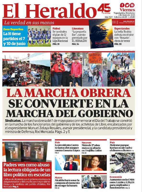 La marcha obrera se convierte en la marcha del Gobierno