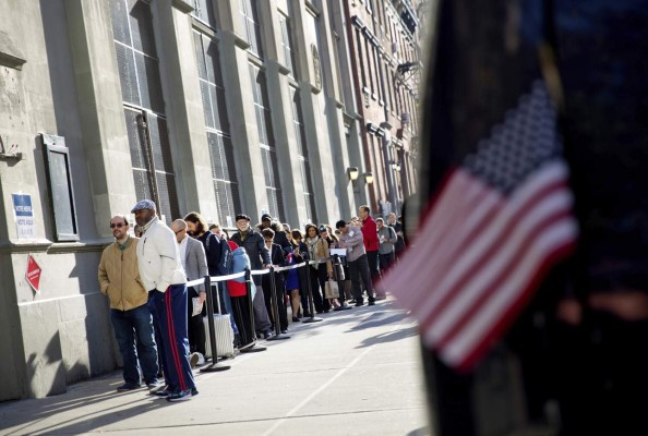 Inmensas filas en históricas elecciones en Estados Unidos