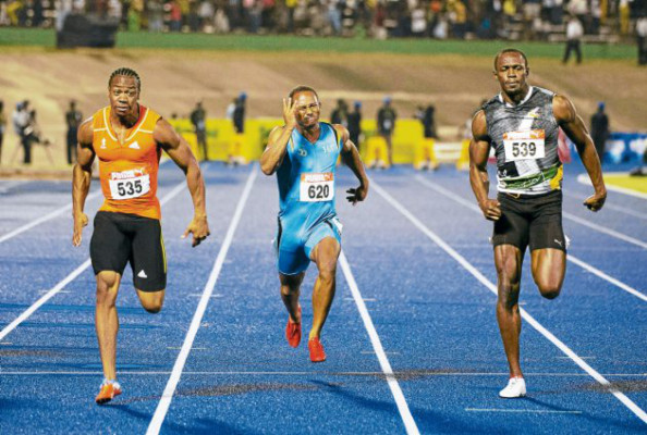 Yohan Blake supera de nuevo a Usain Bolt en 200 metros