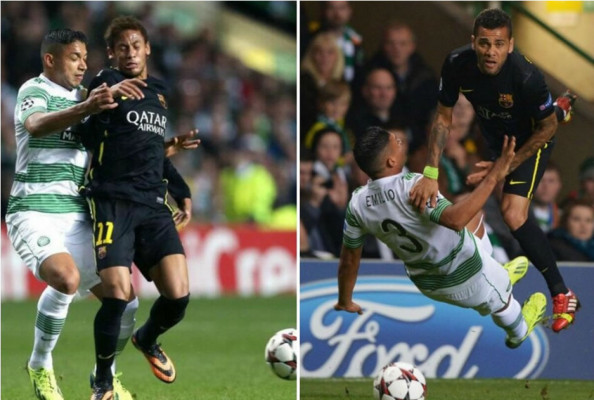En Barcelona se quejan de la dureza de Emilio Izaguirre