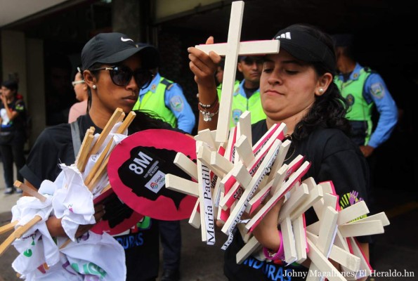 Día Internacional de la Mujer en Tegucigalpa