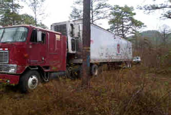 Policía recupera contenedor robado en Olancho