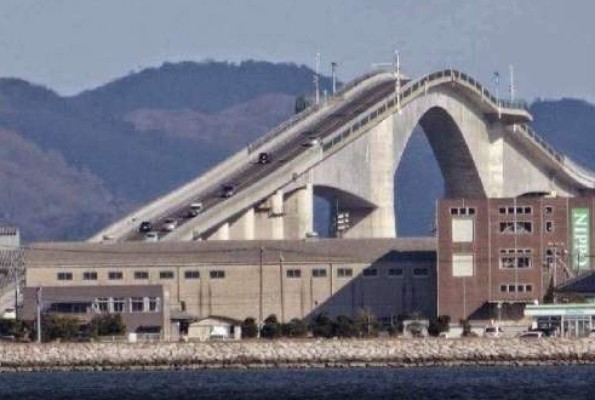 Eshima Ohashi el puente mas vertiginoso del mundo esta en Japón &nbsp;&nbsp;