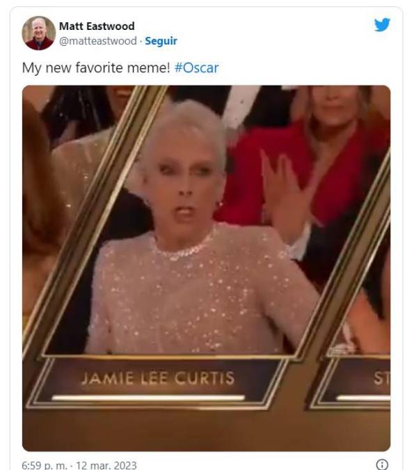 Imperdibles y divertidos: los memes de los Premios Oscar 2023