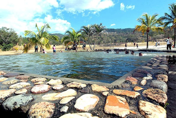Una playa creada por el hombre