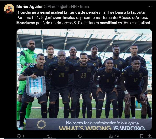 Así reaccionan los medios y periodistas tras que Honduras eliminara a Panamá de Copa Oro