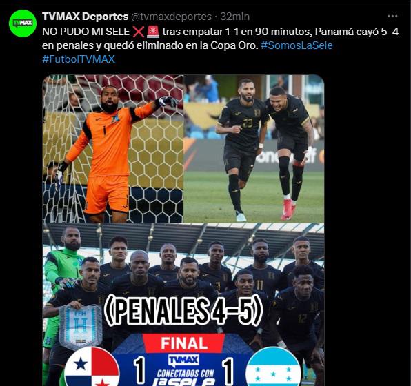 Así reaccionan los medios y periodistas tras que Honduras eliminara a Panamá de Copa Oro
