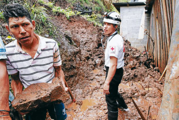 Los desastres dejados por las lluvias en Tegucigalpa y Comayagüela