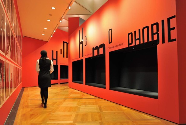 Exhibición de la historia gay