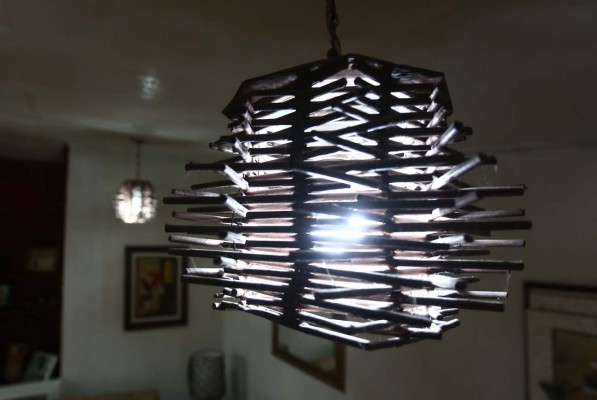 Originales creaciones de basura con uso decorativo