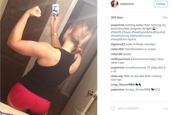 Fue la burla de todos por su peso, hoy es una estrella de superación en Instagram