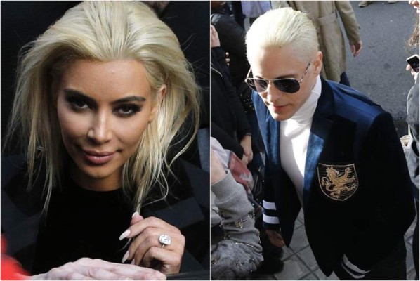 Kim Kardashian y Jared Leto se vuelven rubios