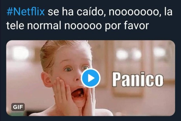 Caída mundial de Netflix: Usuarios se burlan con memes