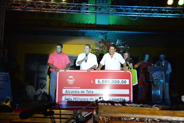 Claro entregó importante donativo a la Alcaldía de Tela&nbsp;&nbsp;