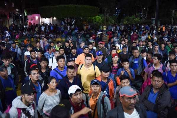 Las dramáticas imágenes que ha dejado a su paso la caravana migrante de hondureños