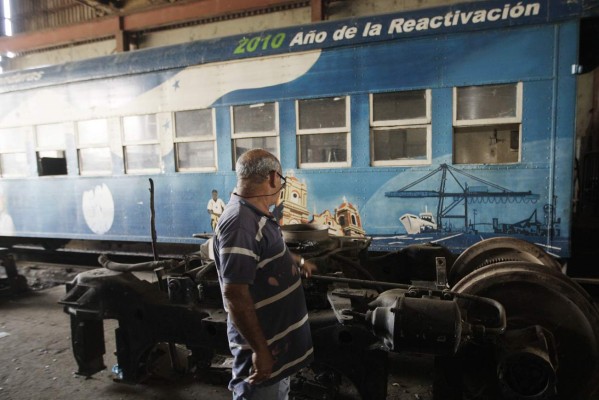 Solo dos locomotoras quedan del Ferrocarril Nacional de Honduras