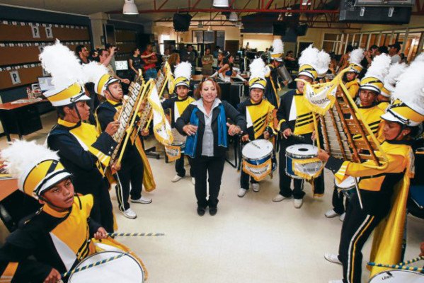La mejor banda del desfile trajo su ritmo a EL HERALDO