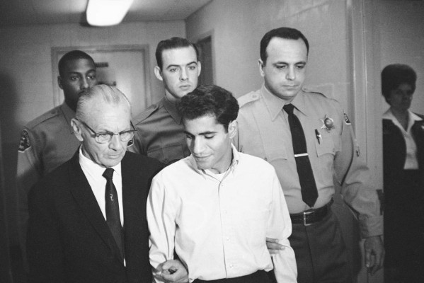 Liberan a Sirhan, el hombre que mató a Robert Kennedy estando 'hipnotizado'
