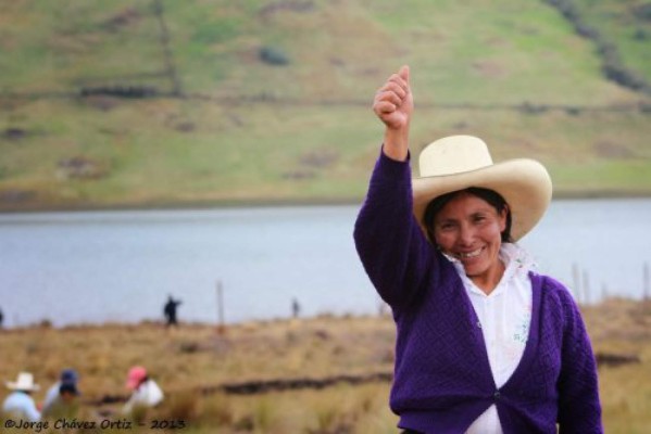 Peruana que evitó un proyecto minero recibe en EEUU máximo premio ambiental&nbsp;&nbsp;