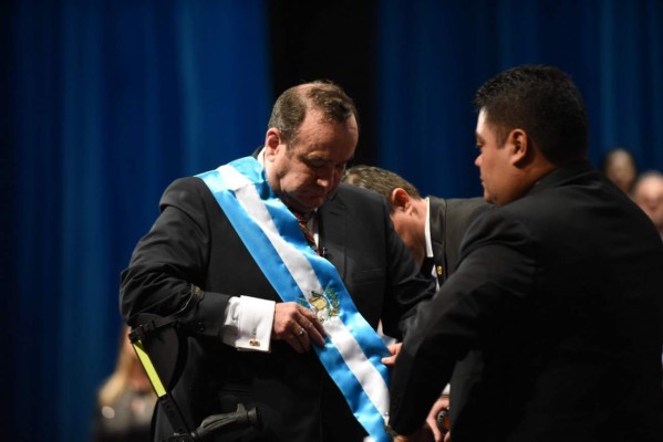 FOTOS: Así fue la toma de posesión de Giammattei, nuevo presidente de Guatemala