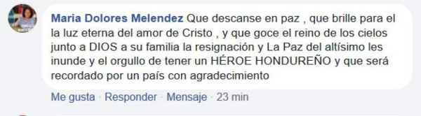 Hondureños reaccionan tras muerte de bombero Óscar Madrid en México