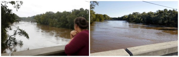 El antes y después del paso de huracán Florence por Carolina del Norte