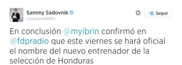 Fenafuth firmará entrenador de la Selección por un año